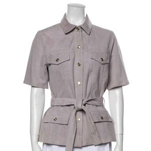 Current/Elliott short Sleeve button up top,size S